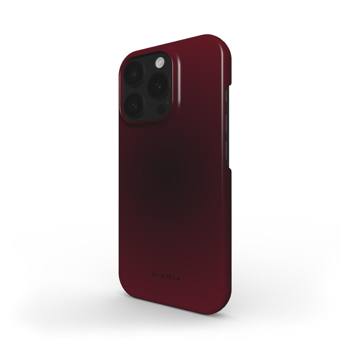 Red phone case on a white background