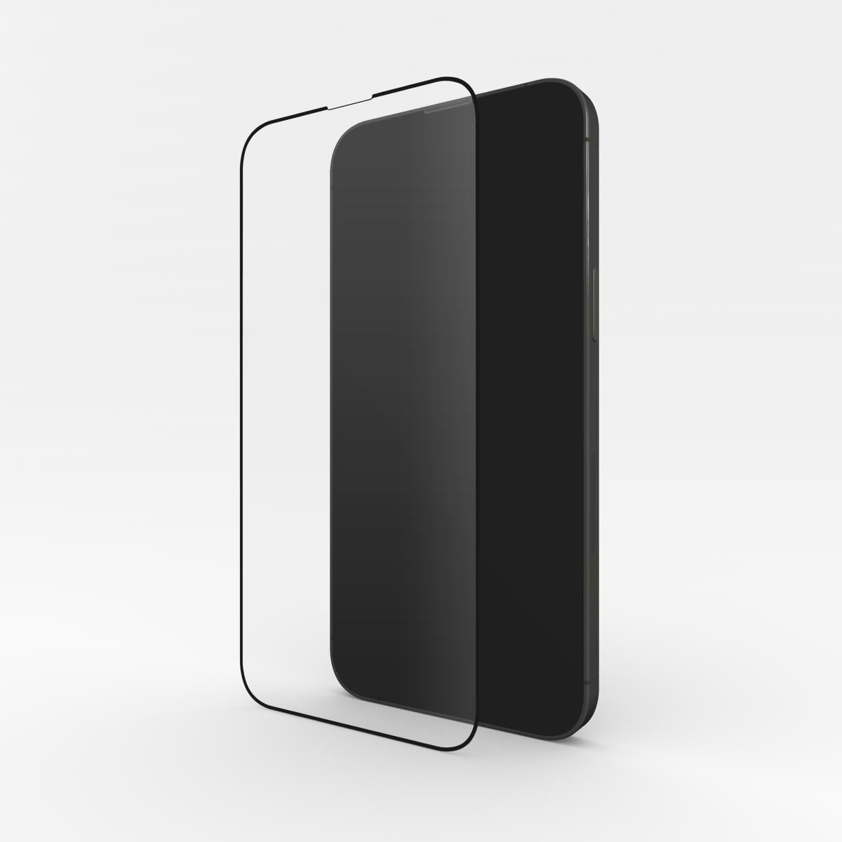 Phone screen protector on a white background